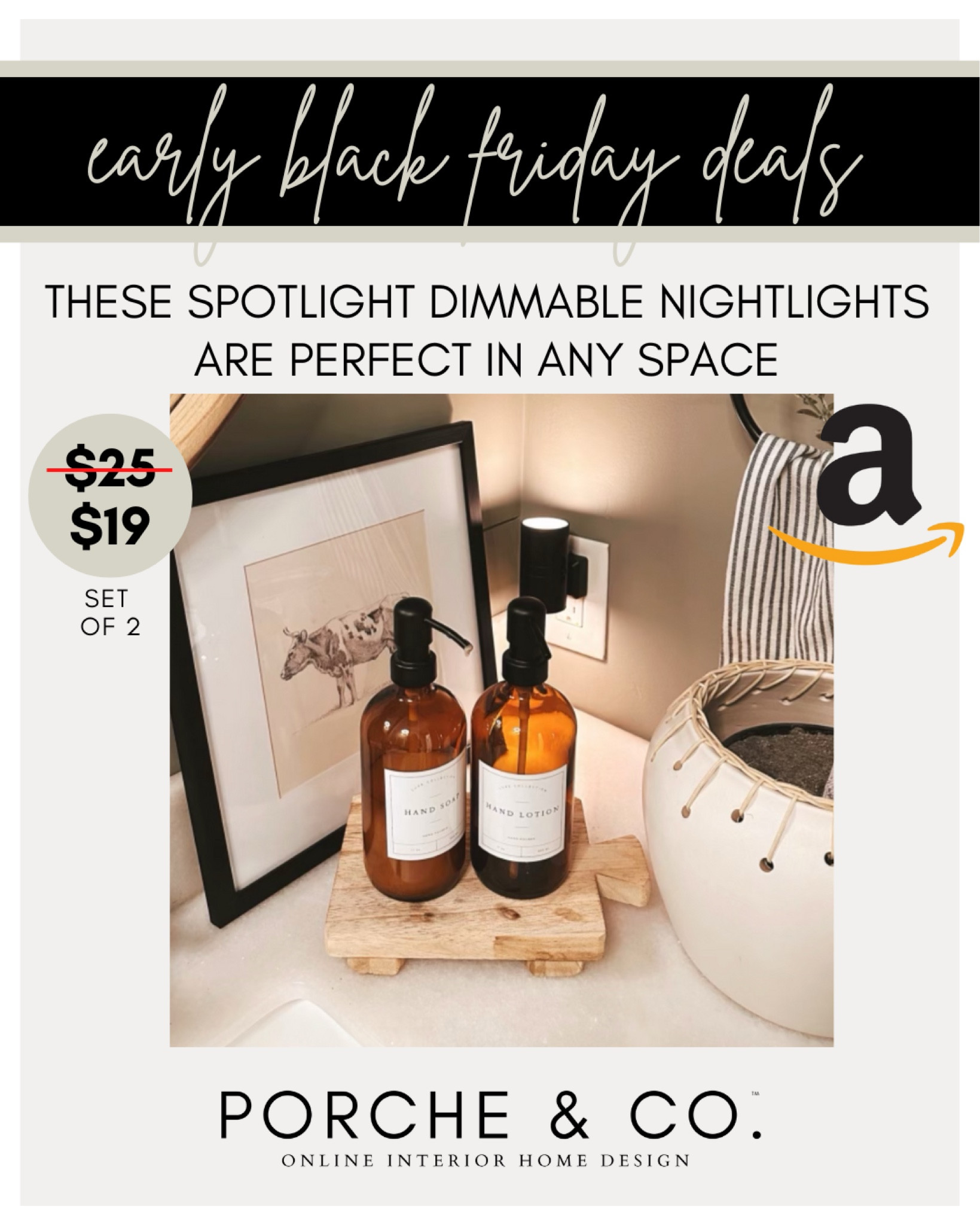 Amazon Black Friday deal on my favorite dimmable spotlight nightlights with auto sensors 💡 #amazon #blackfriday

#LTKhome #LTKCyberWeek