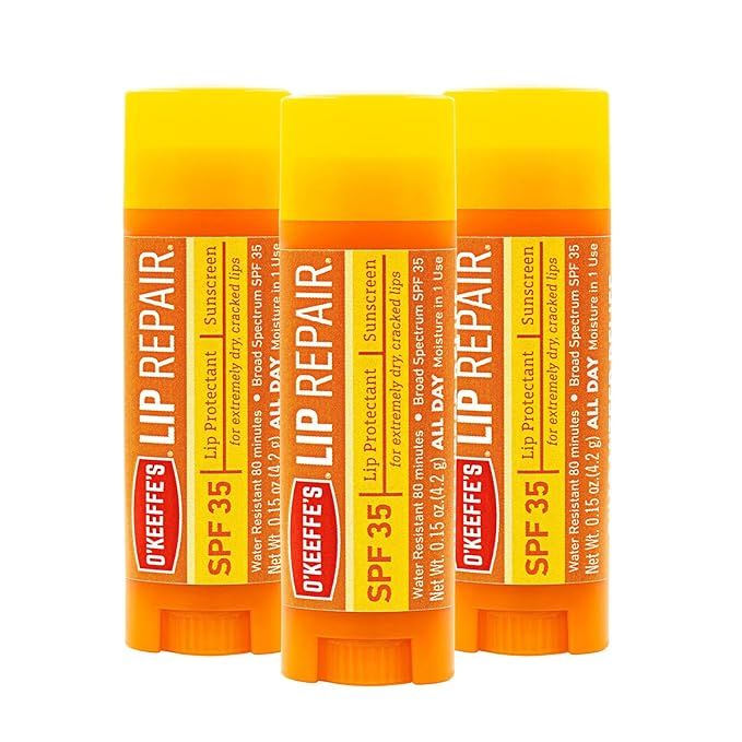 O'Keeffe's Lip Repair SPF 35 Lip Balm, (Pack of 3) | Amazon (US)