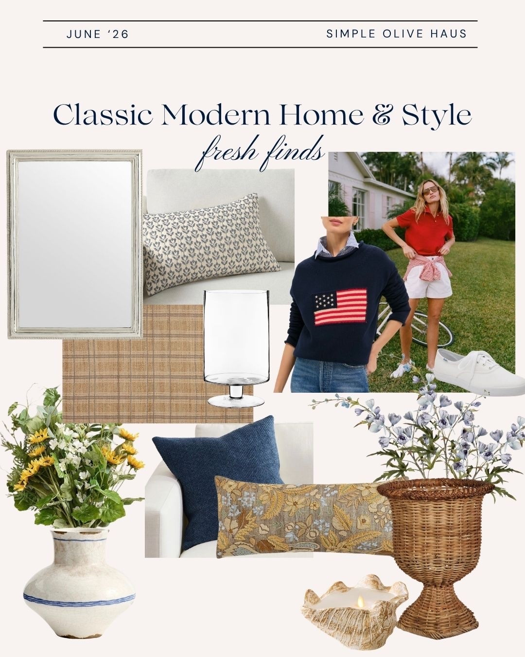 Fresh finds! What I’m eyeing and buying for a classic modern summer🇺🇸

#LTKHome #LTKSeasonal