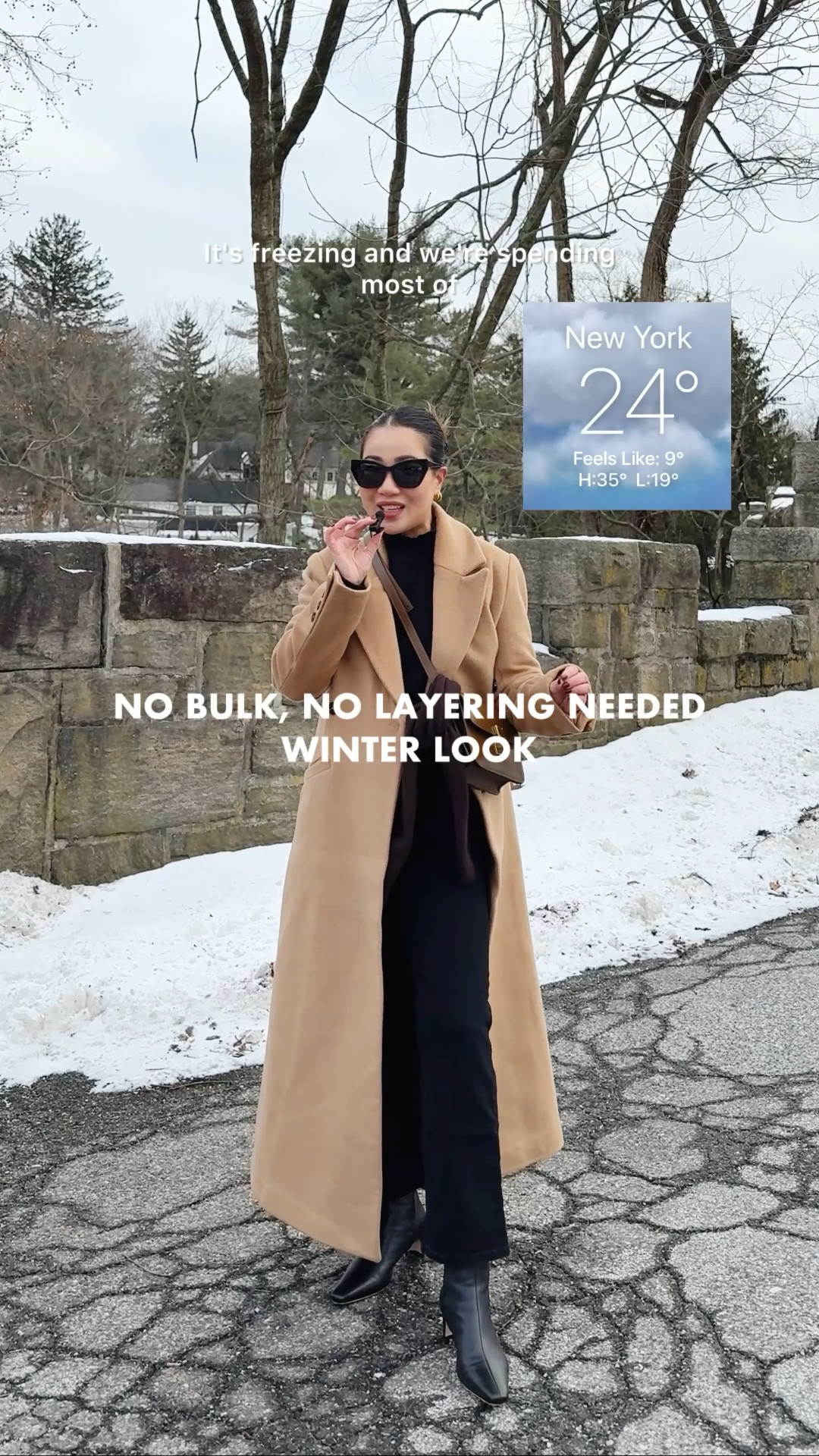 No bulk, no layering needed winter outfit!

SWEATER: Fleece-lined, slimming with a comfortable stretch and super warm. I’m wearing a size Small.

COAT: Affordable 90% wool 10% cashmere coat. Plush and so soft with a fitted waist. Keep warm up to 4°F / -16°C. I’m wearing a size XS.

BOOTS: Sleek, comfortable and I can walk in them for hours. I find the fit TTS. I’m a size 5 and fit a size 5 in these. 

*For size reference, I’m 5 ft 115 pounds and wearing the sizes above.



#LTKPetite #LTKFindsUnder50 #LTKSeasonal