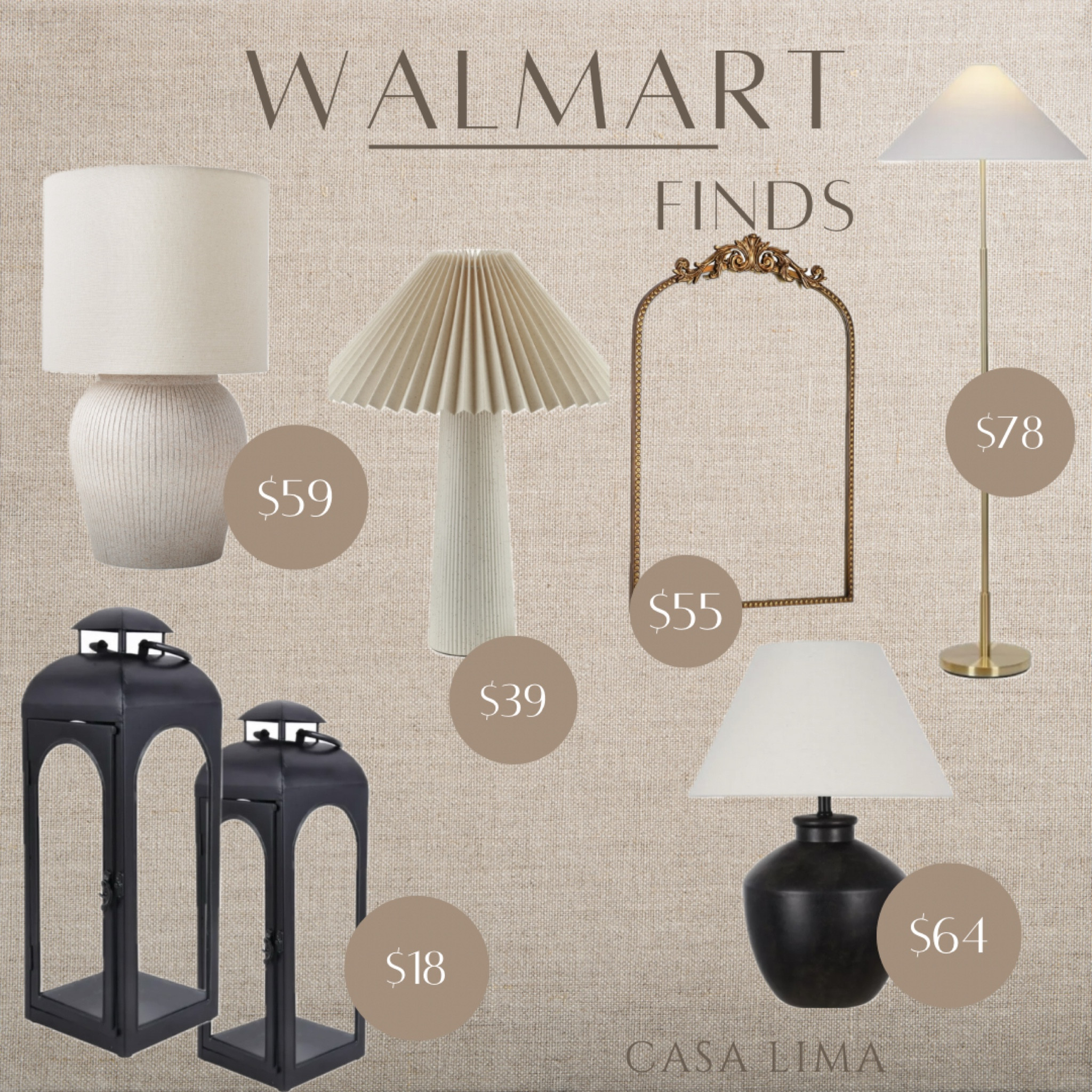 Daily Walmart Finds! Check out these gorgeous minimalist, organic home decor  items with beige, gold and black finishes! These fantastic finds can really bring personality to your home! 

#walmart #walmartfinds #walmartsale
#homedecor #affordablehomedecor
#walmartoutdoor #antiquemirror #brushedbronze #lighting

#LTKxNSale #LTKHome #LTKFindsUnder100