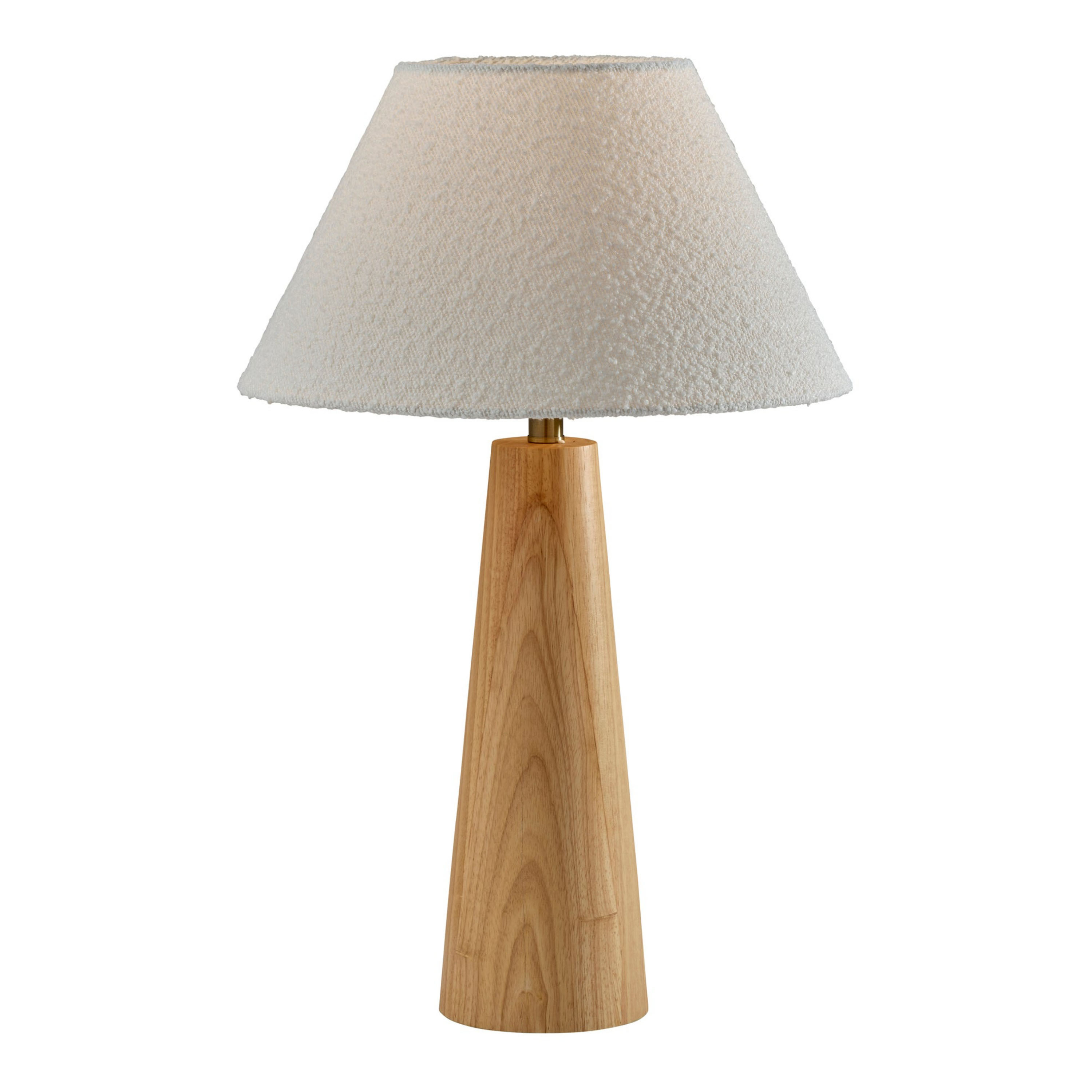Brandon Natural Wood Tapered Table Lamp | World Market