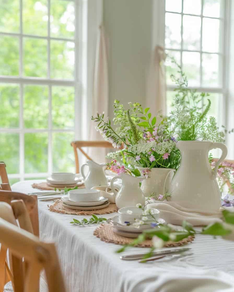 Mother’s Day brunch table settings fit for a Queen. I know it looks intimidating, but as long as you have flowers and a coordinating colour palette you’ll be fine. Remember, it doesn’t have to be perfect. What matters is who you’re with, not what your table looks like. 

#mothersday #tablescape #ltkhome #ltkunder50 #tablesetting #brunchtable #mothersdaytablescape #ltkwedding 



#LTKcasa #LTKcanada #LTKfamily
