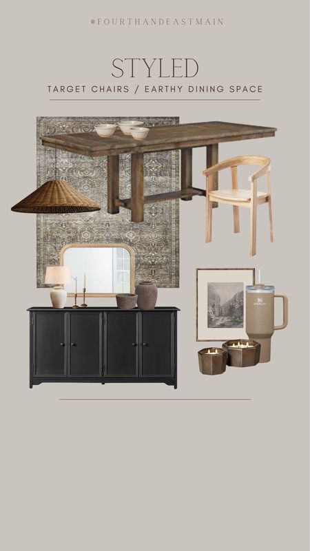 styled // earthy dining space - affordable pricing 

#LTKhome