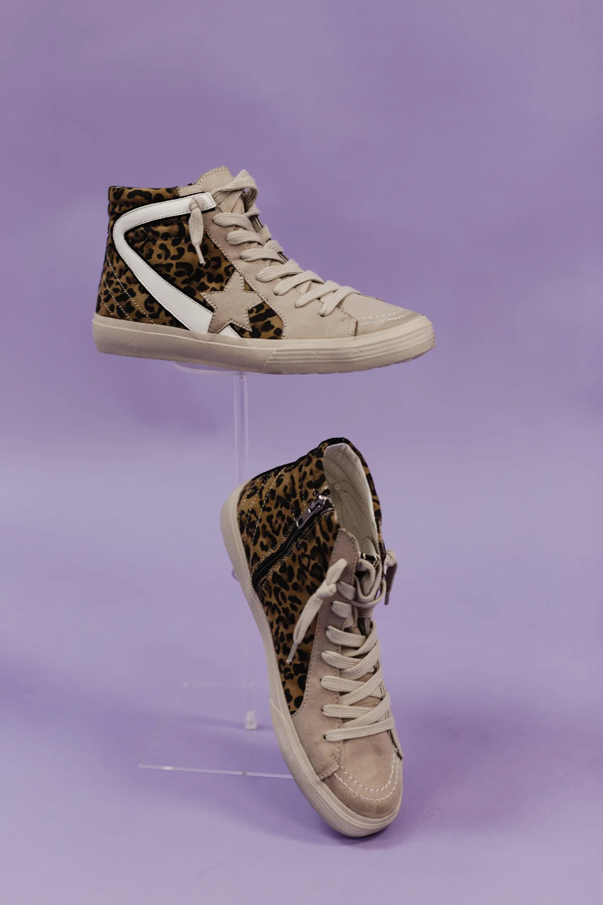 Passion Leopard High-Top Sneakers | Shop Dandy Boutique