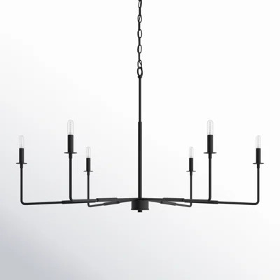 Alysa 6 - Light Candle Style Classic Chandelier | Wayfair North America