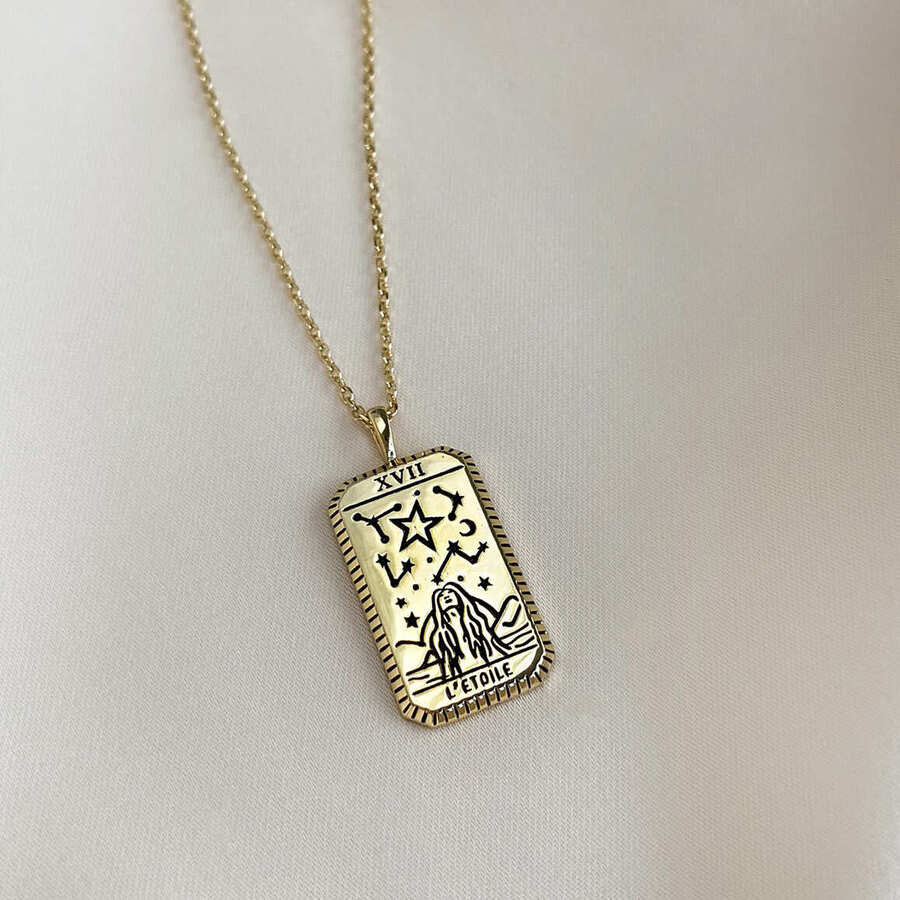 L'Etoile Gold Tarot Necklace | Wanderlust + Co