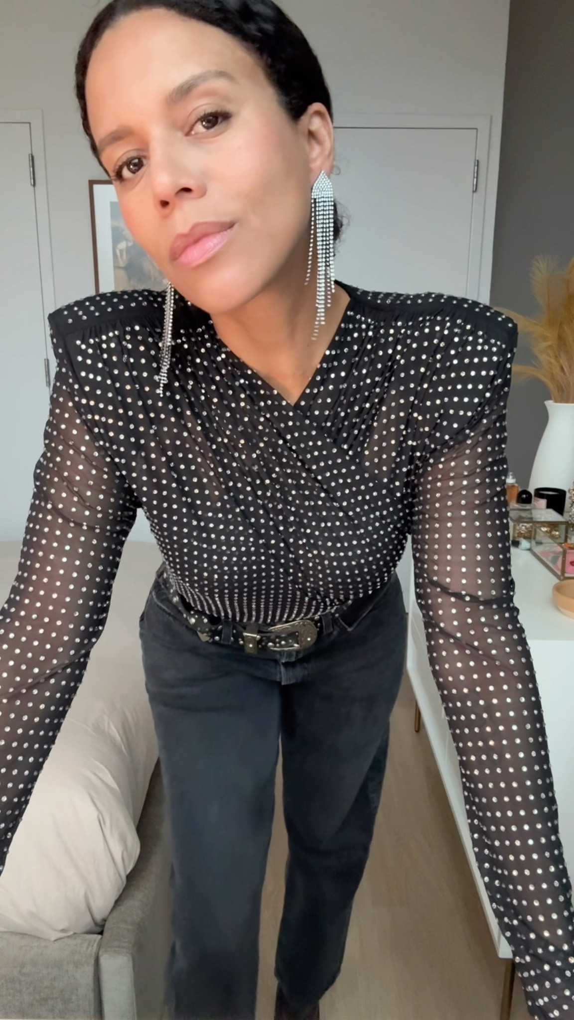 Day 20 of 21 days of getting dressed! It’s giving… Studio 54!

#LTKStyleTip #LTKHoliday #LTKOver40