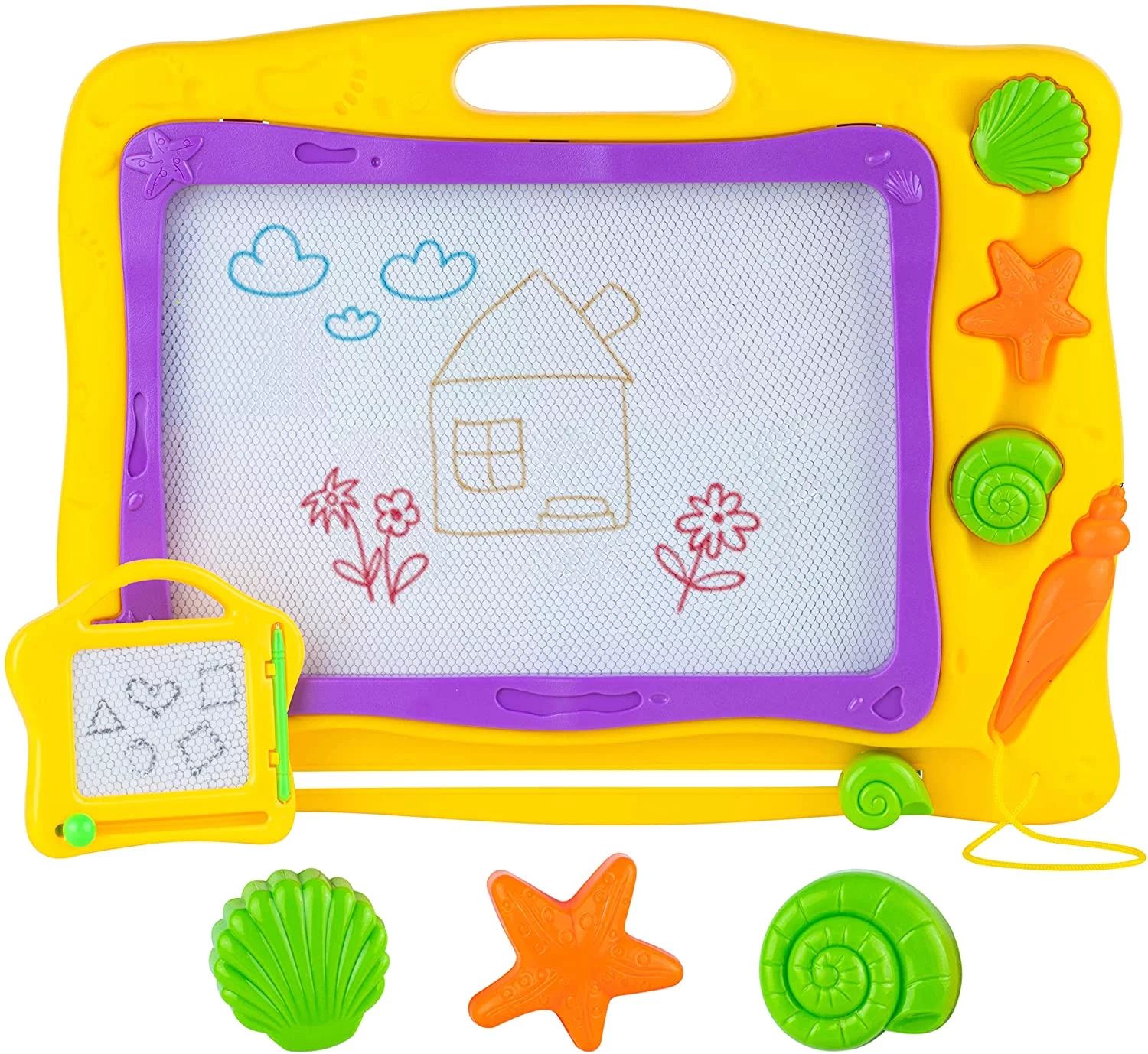 Toyvelt 2021 Magna Doodle Magnetic Drawing Board Pad For Kids And Toddlers - 16 Inch Large Writin... | Walmart (US)