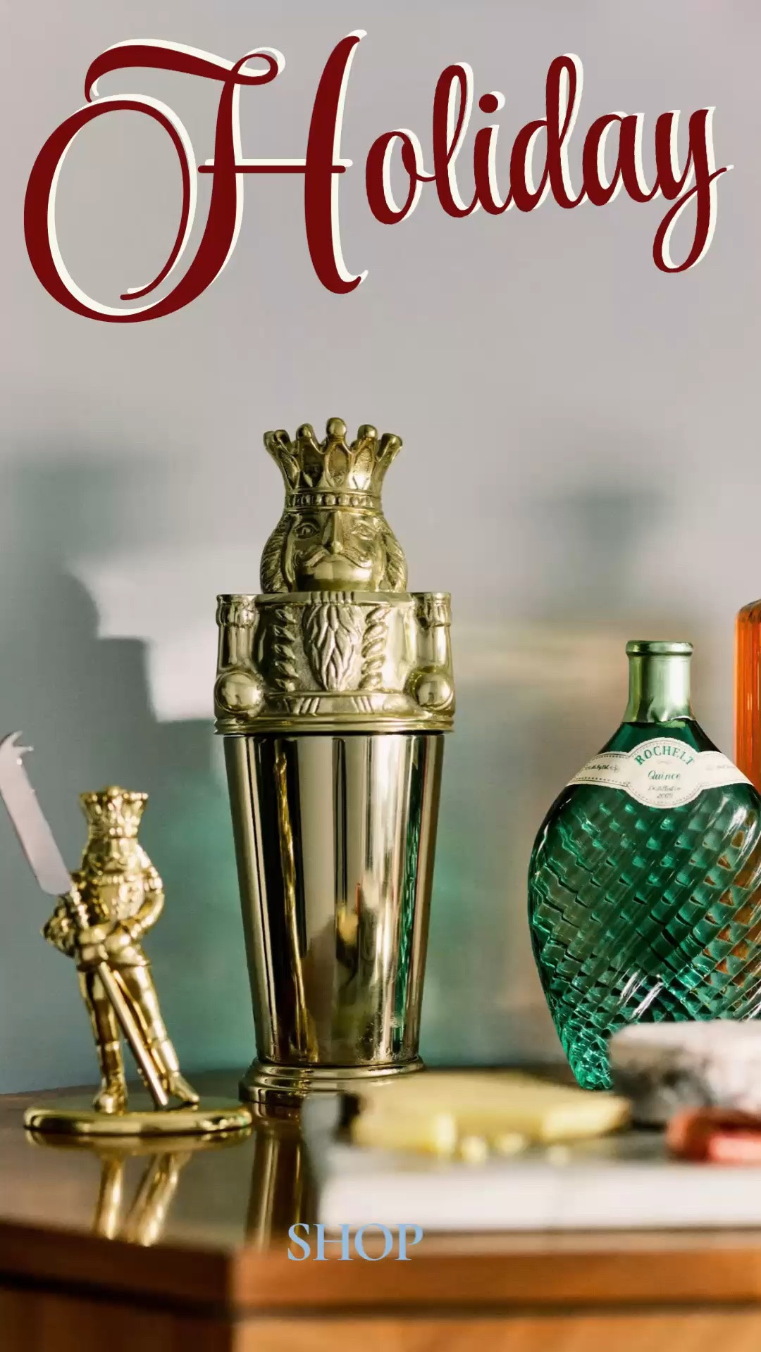 Nutcracker cocktail shaker for Christmas
Parties!

#LTKdayinmylife #LTKHome
