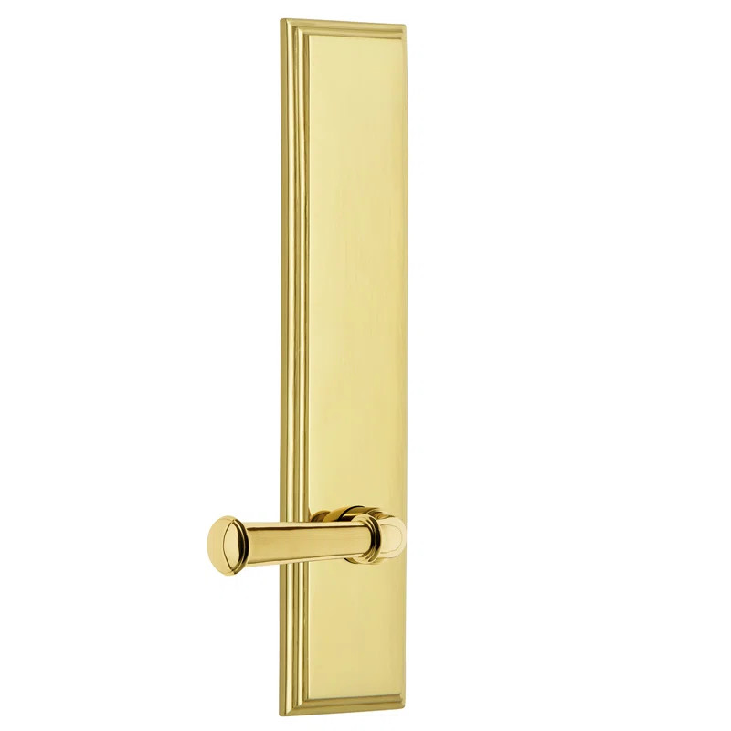 Grandeur Carré Tall Plate Privacy with Georgetown Lever | Wayfair North America