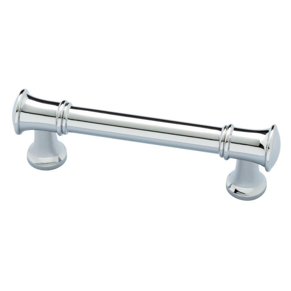 Liberty Silverton 3 in. (76 mm) Polished Chrome Cabinet Pull-P33748C-PC-CP - The Home Depot | Home Depot