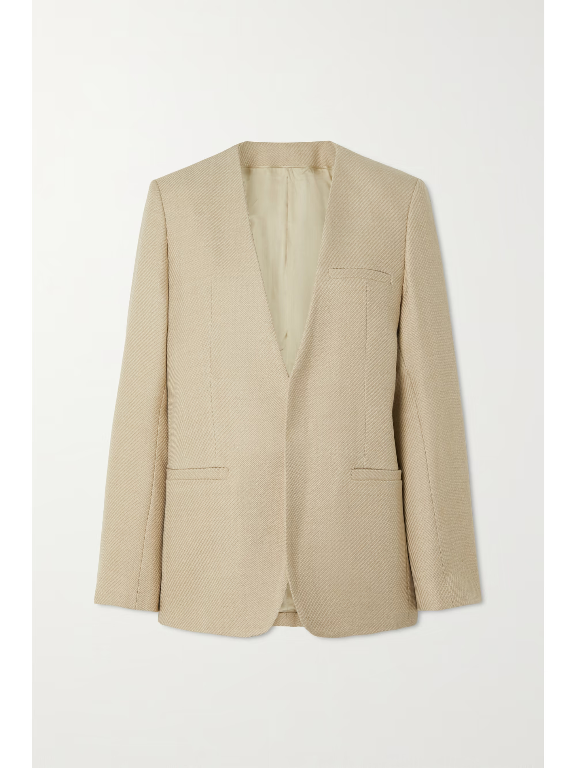 Wool-blend twill blazer | NET-A-PORTER (US)