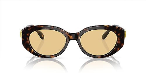 Swarovski SK6002 Sunglasses, Dark Havana/Light Yellow, 53 mm | Amazon (US)