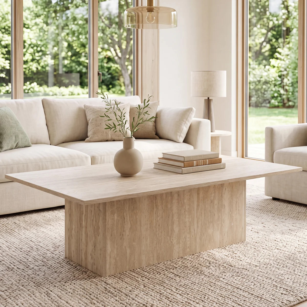 Modern Coffee Table With Pedestal | Wayfair North America