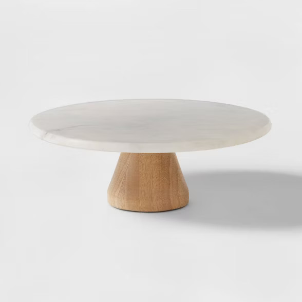Marble & Acacia Cake Stand - Project 62™ | Target
