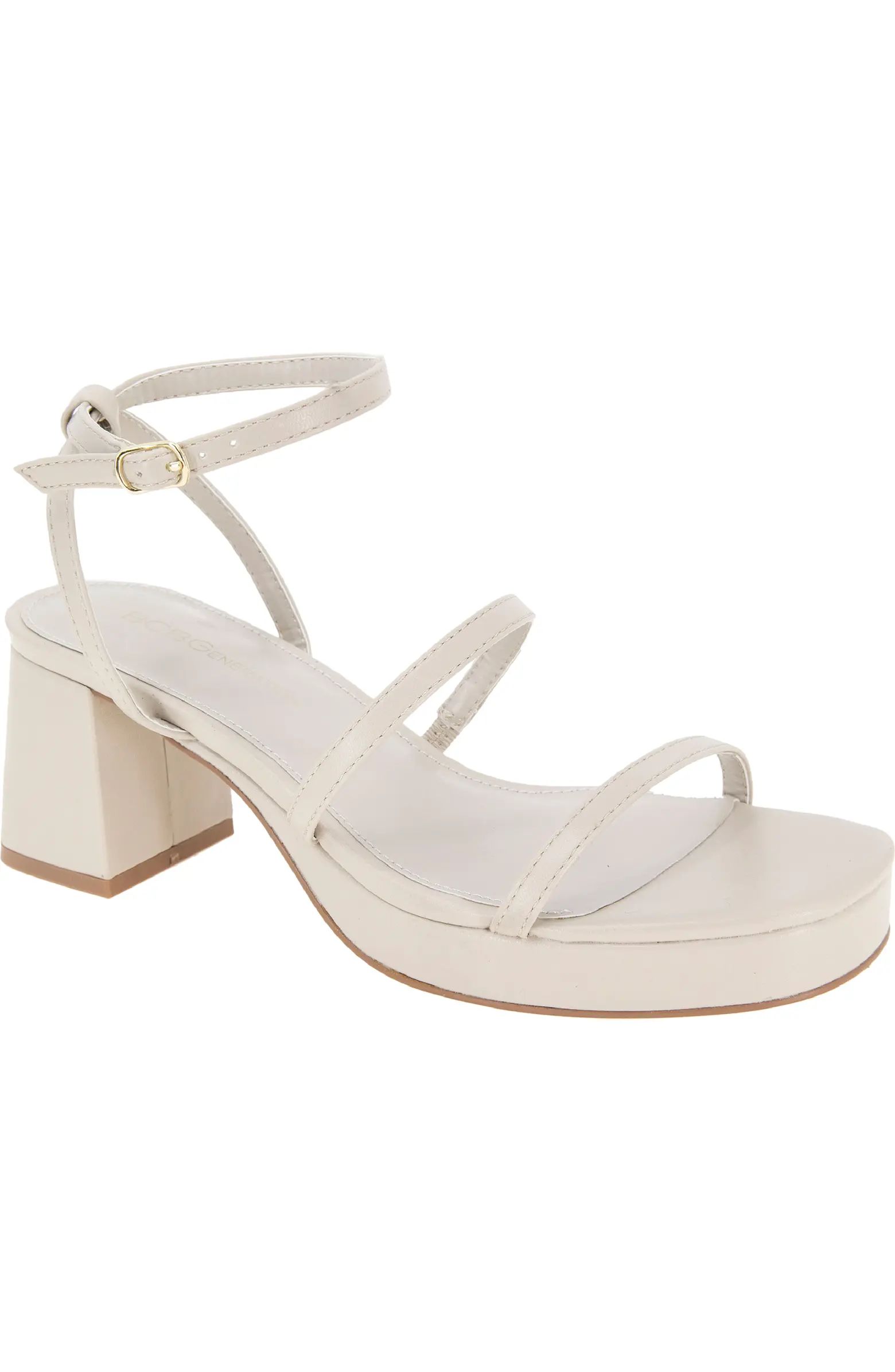 BCBGeneration Lissena Ankle Strap Platform Sandal (Women) | Nordstrom | Nordstrom