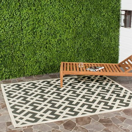 Safavieh Courtyard Alvin Geometric Indoor/Outdoor Area Rug or Runner | Walmart (US)