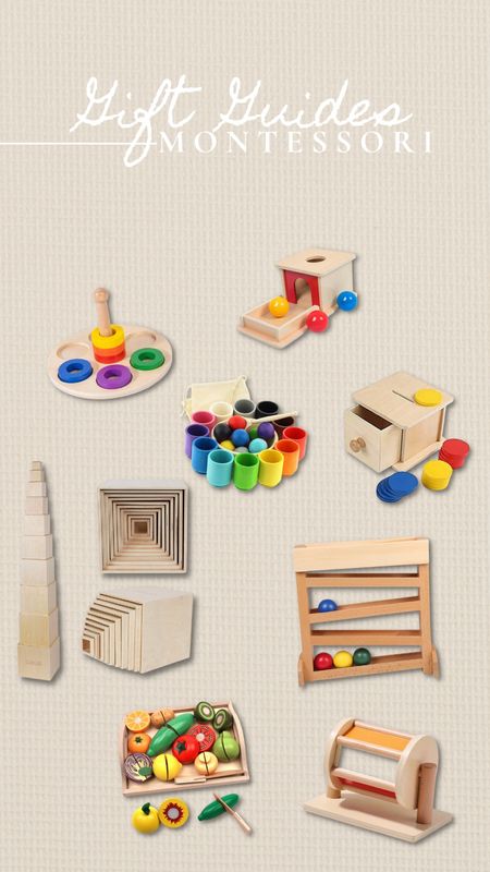 Gift guide, toddler gift guide, Montessori gifts, Montessori toys, Montessori materials, learning materials, educational toys, Christmas gift ideas

#LTKkids #LTKSeasonal #LTKHoliday