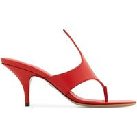 Ferragamo Fiamma Red Almond Toe Sandals | Balardi (US & Canada)