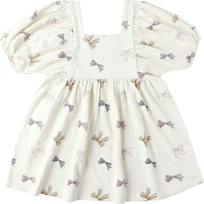 Rylee + Cru Brea Bow Print Empire Waist Dress | Nordstrom | Nordstrom
