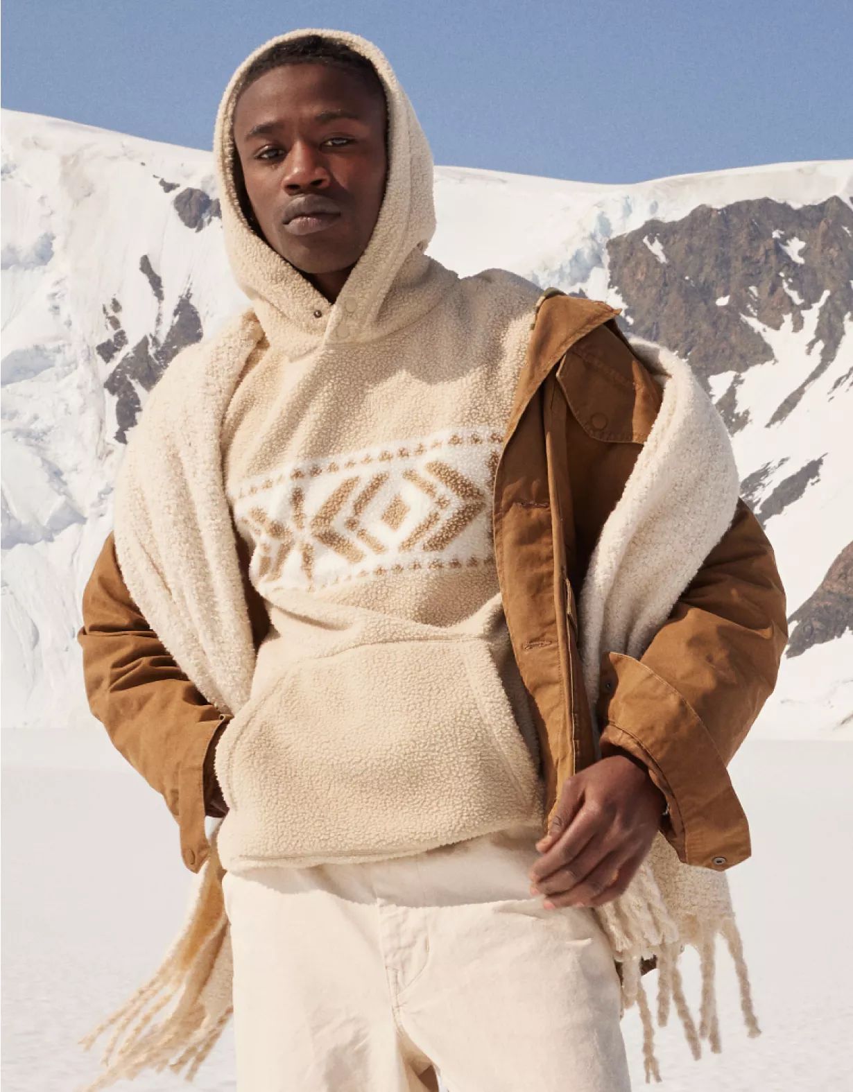 AE Sherpa Pullover Hoodie | American Eagle Outfitters (US & CA)