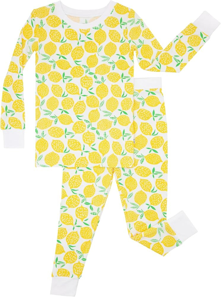 Little Sleepies Two-Piece Pajama Set for Boys & Girls, Soft Viscose from Bamboo Toddler Pajamas f... | Amazon (US)