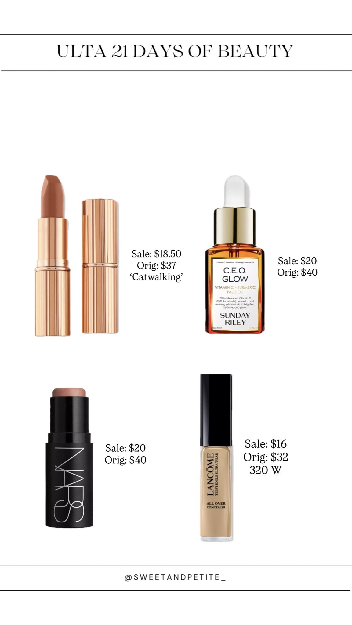 Ulta 21 days of beauty sale! 50% off beauty deals

#LTKSaleAlert #LTKBeauty