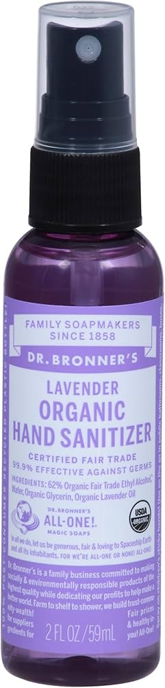 Dr. Bronner's Hand Sanitizer - Lavender - 2 Oz | Amazon (US)