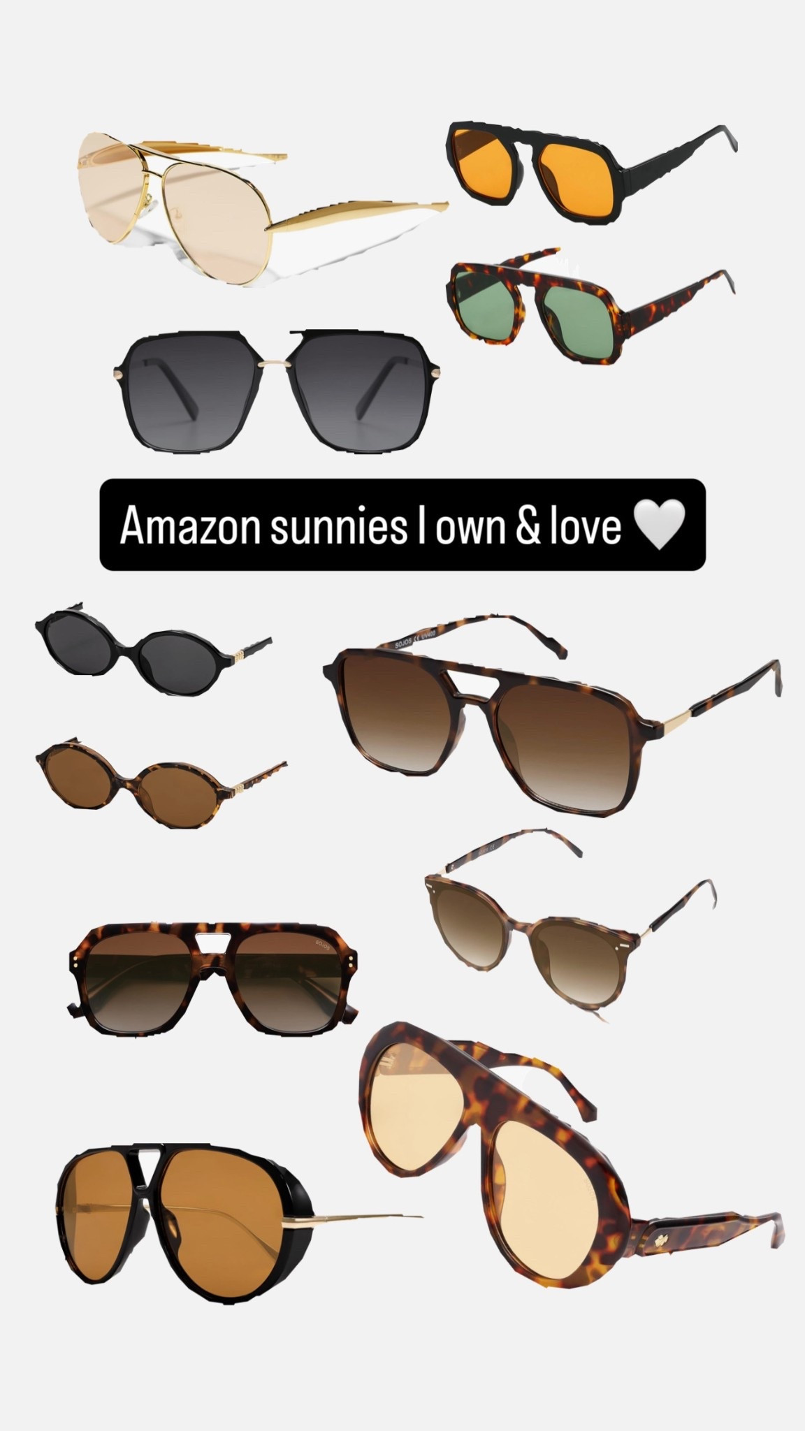 Amazon sunnies I own and love!

#LTKgrwm #LTKootd #LTKdayinmylife
