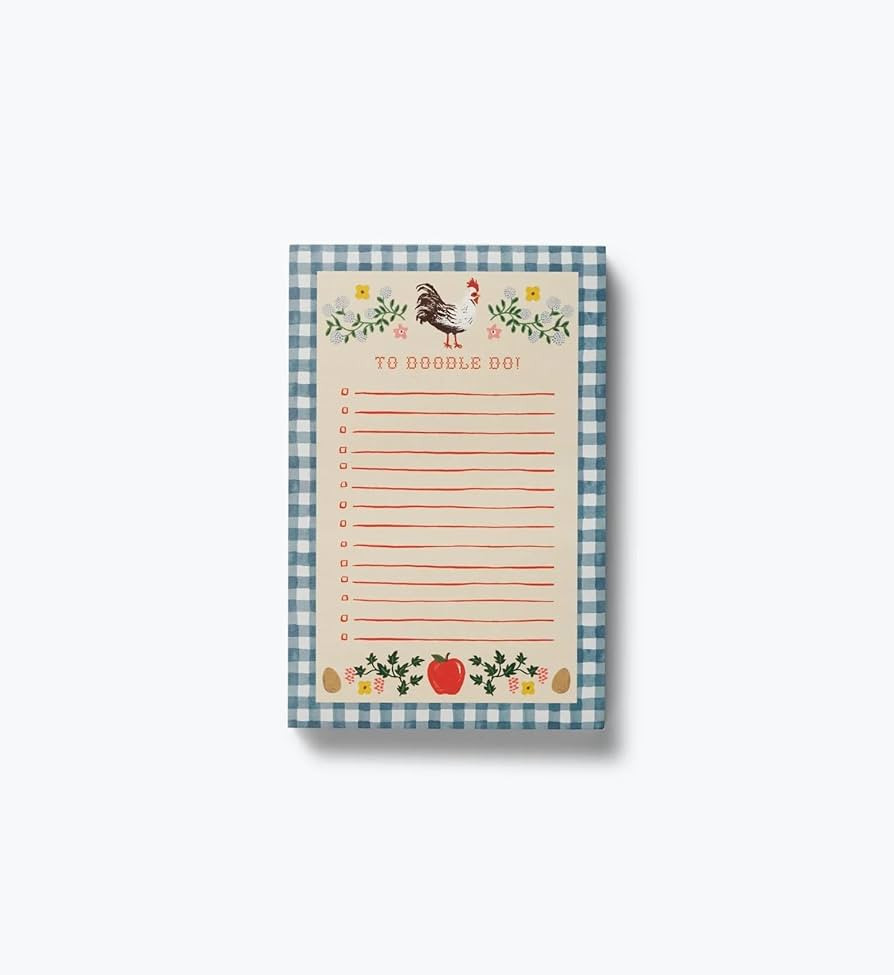 RIFLE PAPER CO. Home Sweet Home Notepad 75 Tear-Off Pages, Manage Important Tasks, Jot Down a To-... | Amazon (US)
