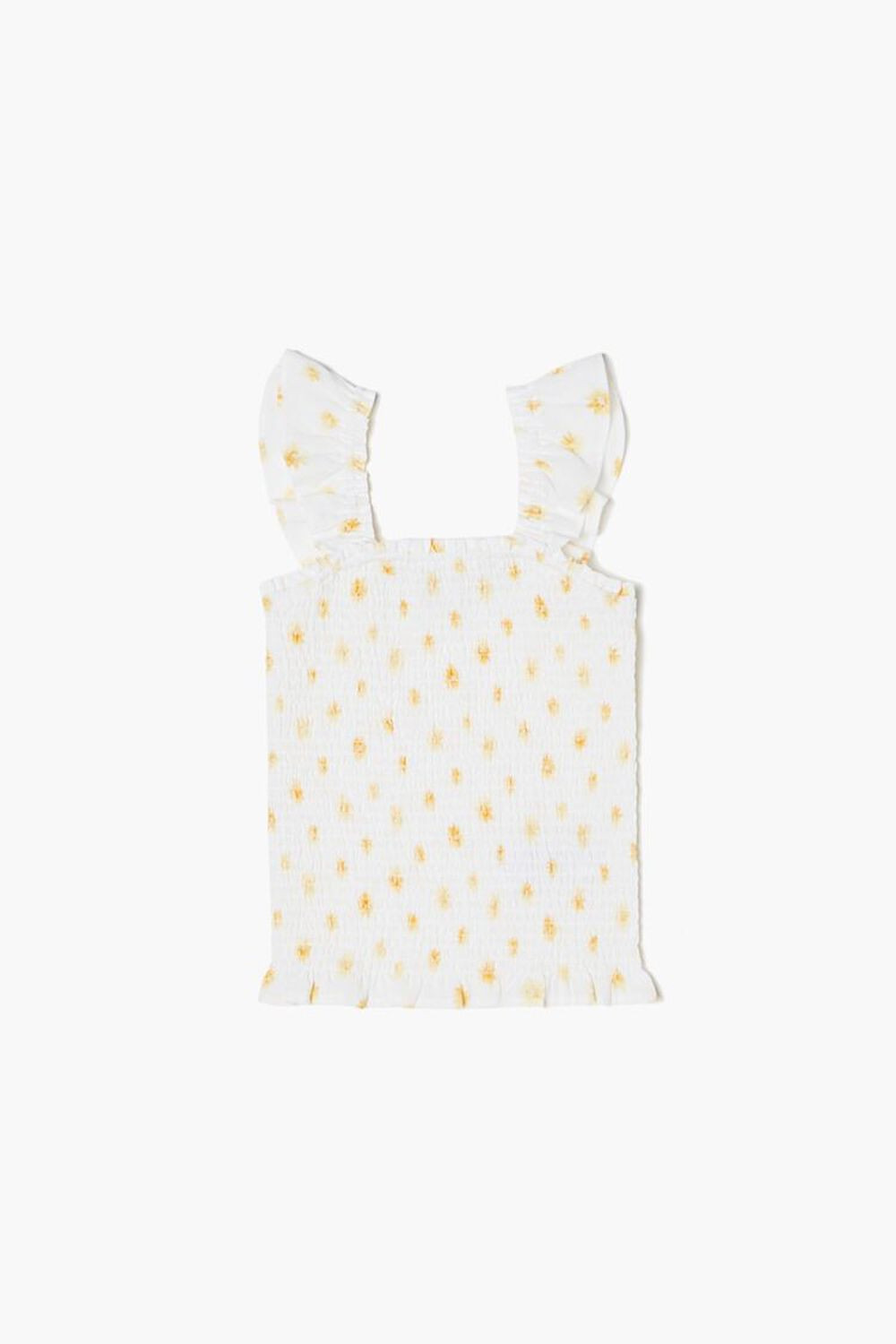 Girls Floral Print Smocked Top (Kids) | Forever 21 (US)
