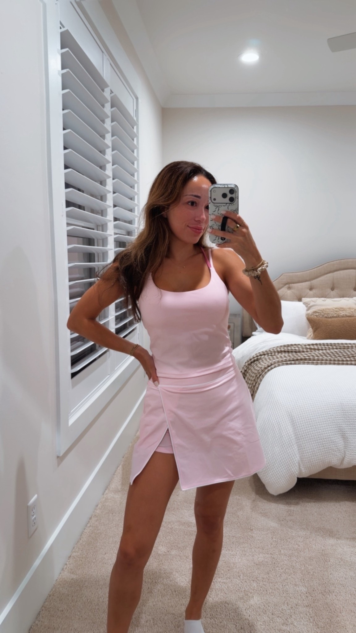 Fabletics set. Tennis outfit. Athletic wear. Athleisure. Tennis skirt 

#LTKootd #LTKdayinmylife #LTKfitnessgoals