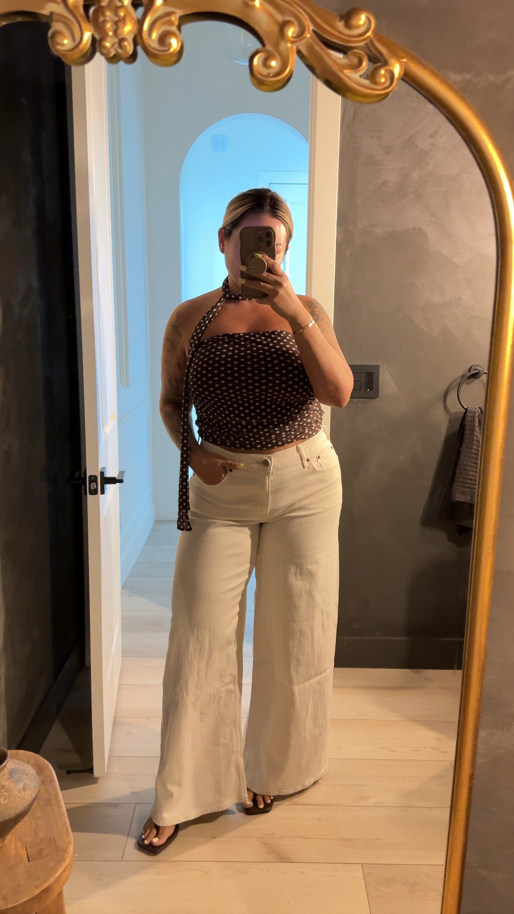 Use code AFSUMMER to save extra 15% off the jeans 

Just got these jeans in and omggg love !!! Size 31 L they have room in the waist I think I could have even done a 30 L 
They do have some flexibility as well. 
Top L 
Sandals TTS 


#LTKSaleAlert #LTKFindsUnder50 #LTKFindsUnder100