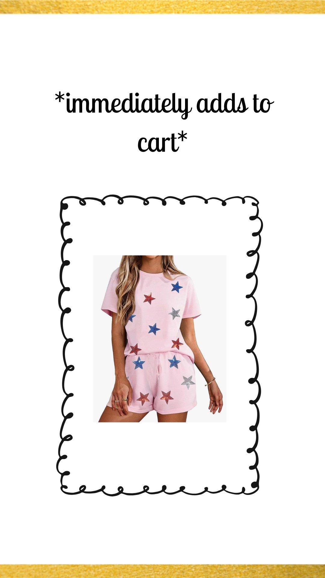The cutest Queen of Sparkles set dupe under $25!

Two piece set • sparkles set • sparkles • lounge set • two piece lounge set

#LTKSeasonal #LTKSaleAlert #LTKselfcare