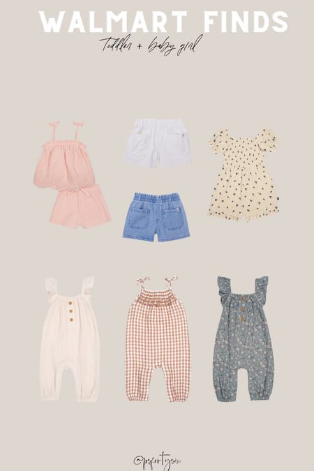 Walmart baby girl and toddler girl finds for spring & summer!

#LTKbaby #LTKSeasonal #LTKkids