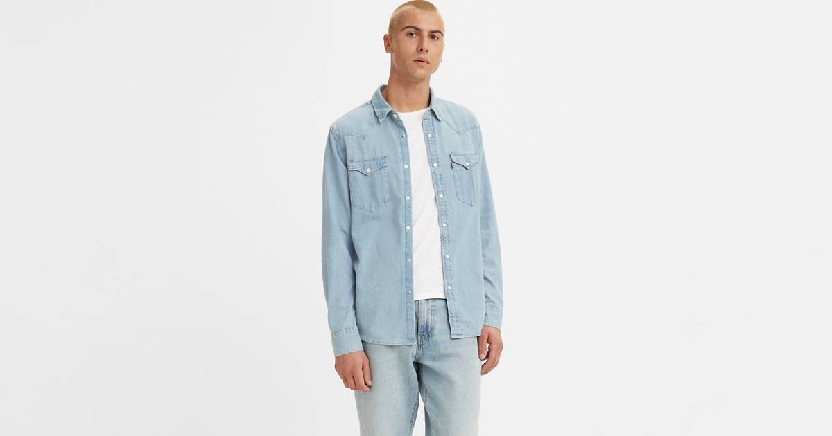 Classic Western Standard Fit Shirt - Light Wash | Levi's® US | Levi's US