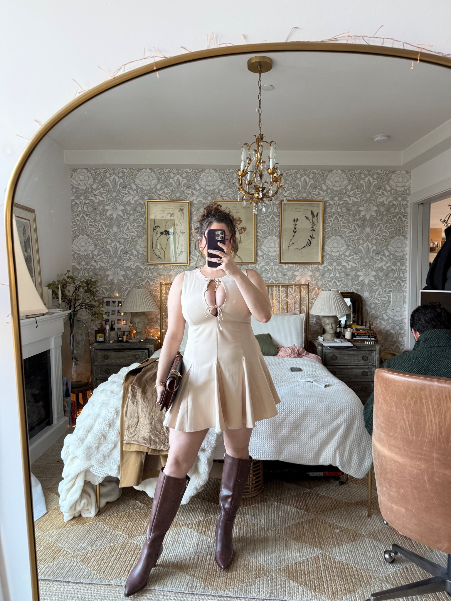 Zara bow dress on sale 40% off
Dolce vita wide calf boots 

#LTKFindsUnder50 #LTKSaleAlert #LTKStyleTip