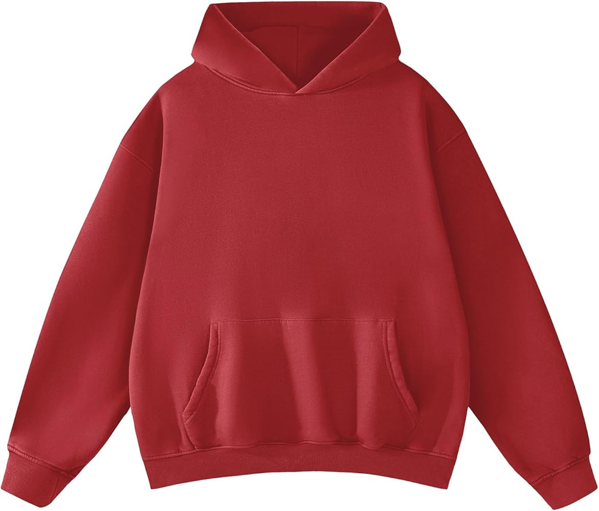 FAIABLE Mens Womens Oversized Acid Wash Hoodie Unisex Heavyweight Fleece Sweatshirt Vintage Cotto... | Amazon (US)