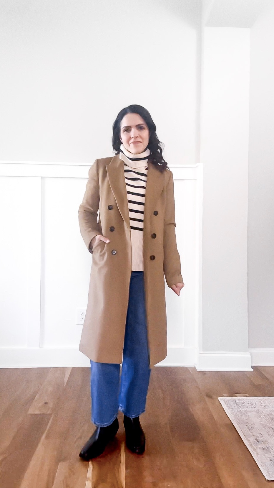 Cold-weather pieces don’t last long. Here’s how to work a turtleneck sweater into rotation before spring takes over! Linked exact or similar if you want to recreate this look! 

@gapstyle striped turtleneck sweater
@Madewell denim and boots
@jcrew long wool coat

#sweateroutfit #turtlenecksweater #winteroutfits 

#LTKootd #LTKgrwm #LTKSeasonal