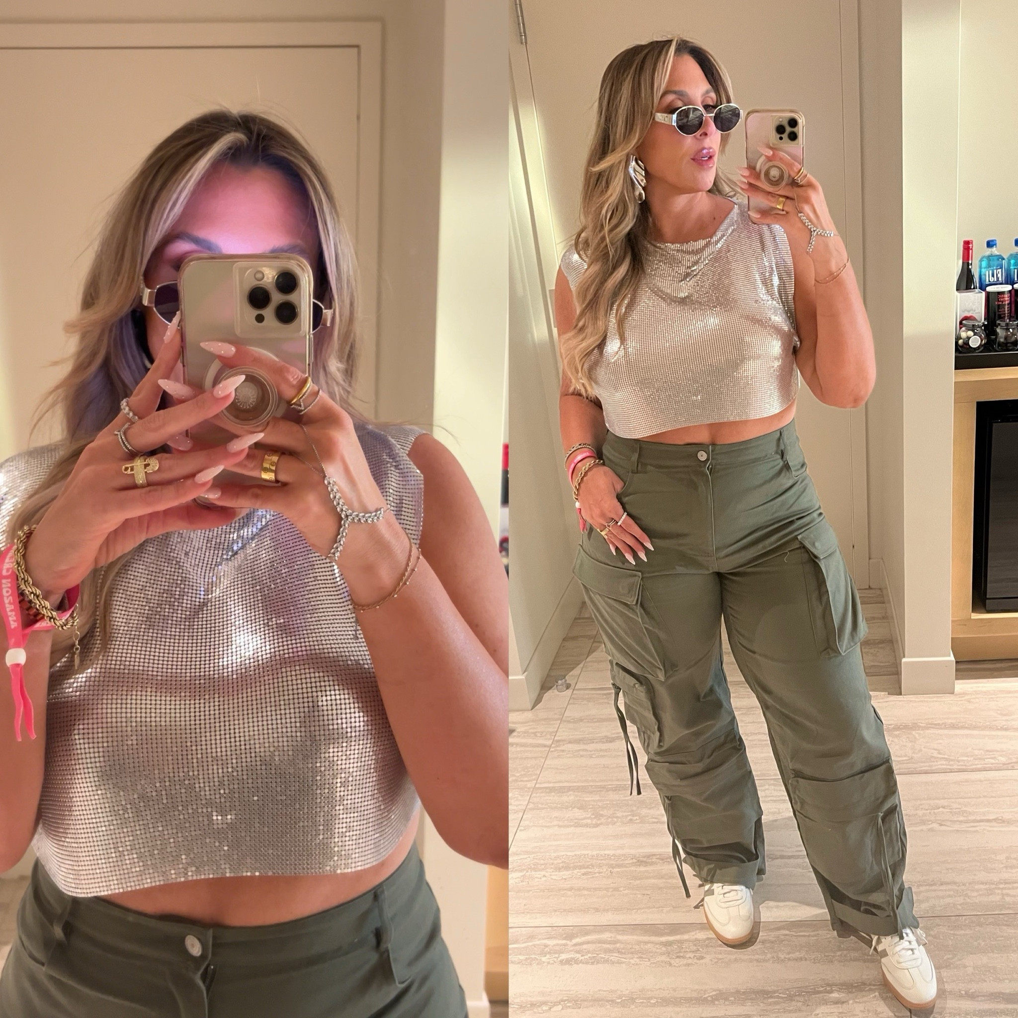 Concert Chic Midsize Look

Top size Large. 

Steve Madden cargo. Size Large (runs big/no stretch/amazing fit for tall & curvy. Linked several retailers selling those cargos. 

Linked a more affordable pair from American Eagle (has stretch) and a pair from Abercrombie

Linked several vendors that sell the Adidas sneakers for sizing options 

Follow my shop @StyleMeChristine on the @shop.LTK app to shop this post and get my exclusive app-only content!

#liketkit #LTKStyleTip #LTKMidsize #LTKShoeCrush
@shop.ltk
https://liketk.it/4SMdp

#LTKMidsize #LTKStyleTip #LTKShoeCrush