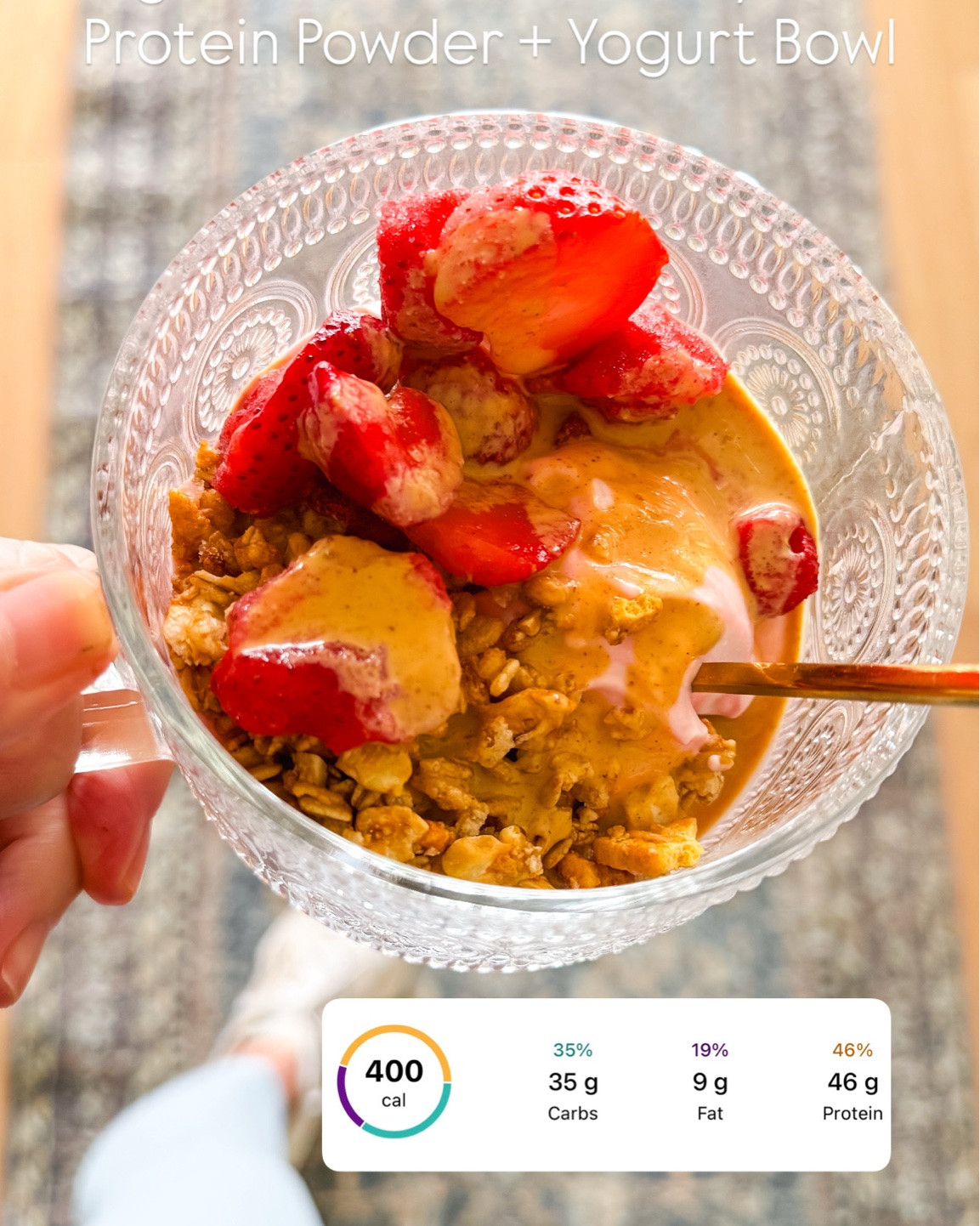 High protein strawberry yogurt bowl I’ve been making on repeat lately 🍓 

Such an easy healthy snack or light meal that actually keeps me full — I do Greek yogurt, strawberries & cream protein powder, granola, fresh strawberries + a drizzle of PB2 butter. It’s simple but so good and perfect for busy days when I want something quick but still high protein.

Follow me on LTK for daily home, outfit & Amazon finds 🤍

#LTKdayinmylife #LTKselfcare #LTKfitnessgoals