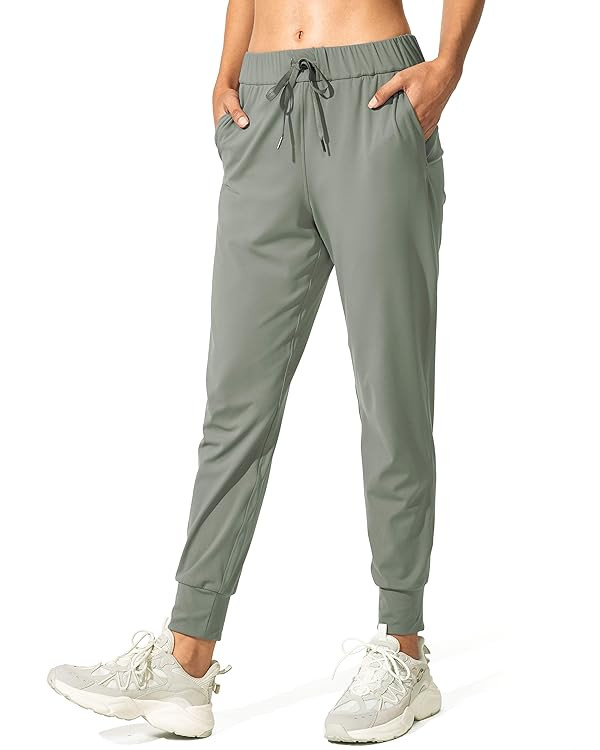 SANTINY Women's Joggers Pants Pockets Drawstring Running Sweatpants for Women Lounge Workout Jogg... | Amazon (US)