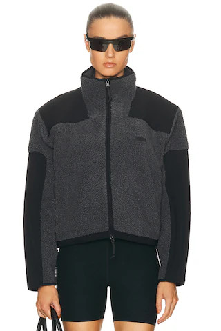 Teddy Boxy Zip Up Jacket | FWRD 