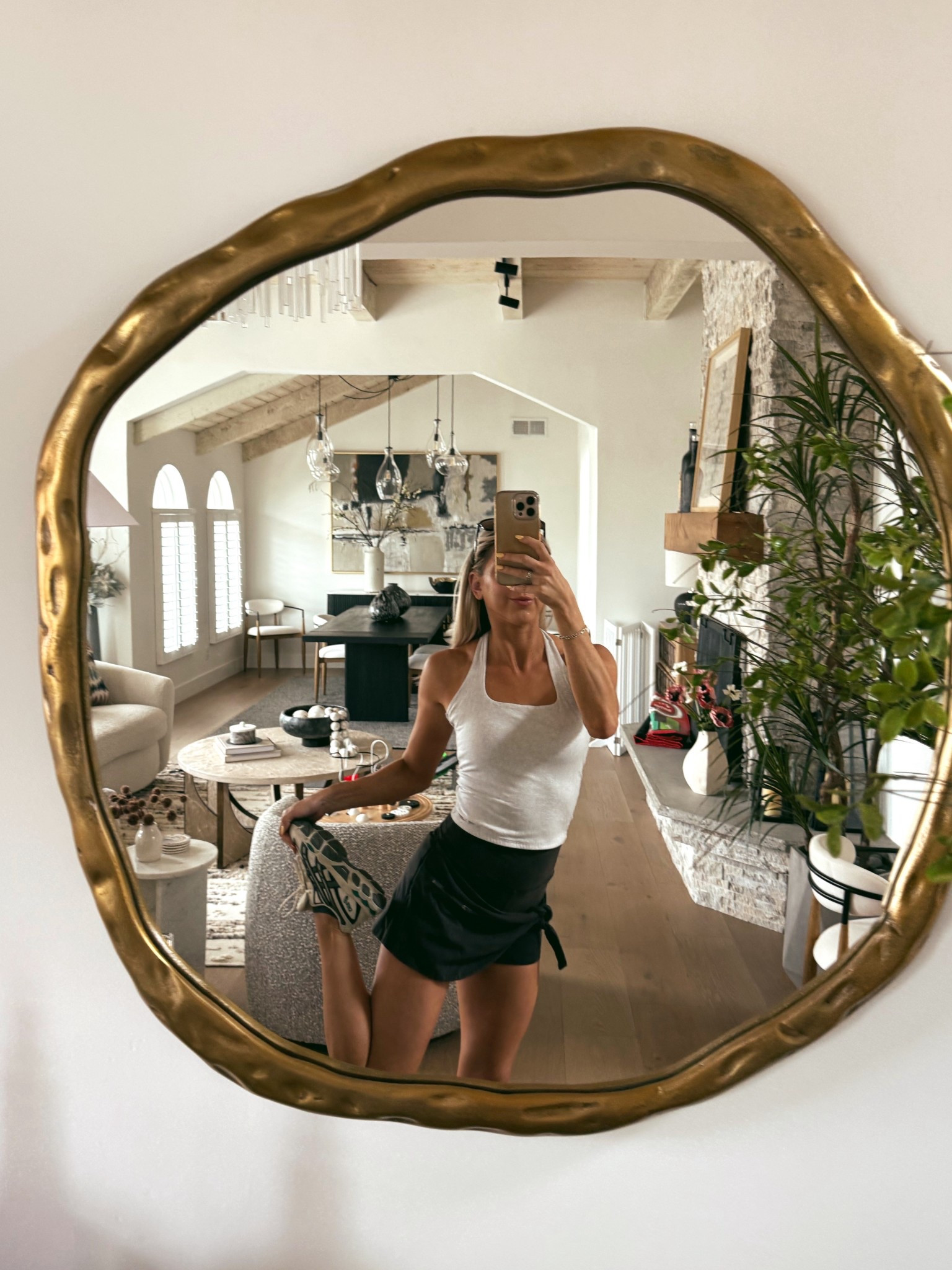 Today’s sporty mom fit. Love this little wrap biker short skort from Free People FP Movement. And this halter top from
Target is a must have in every color! Also linking my asics 

#LTKootd #LTKActive #LTKmomlife