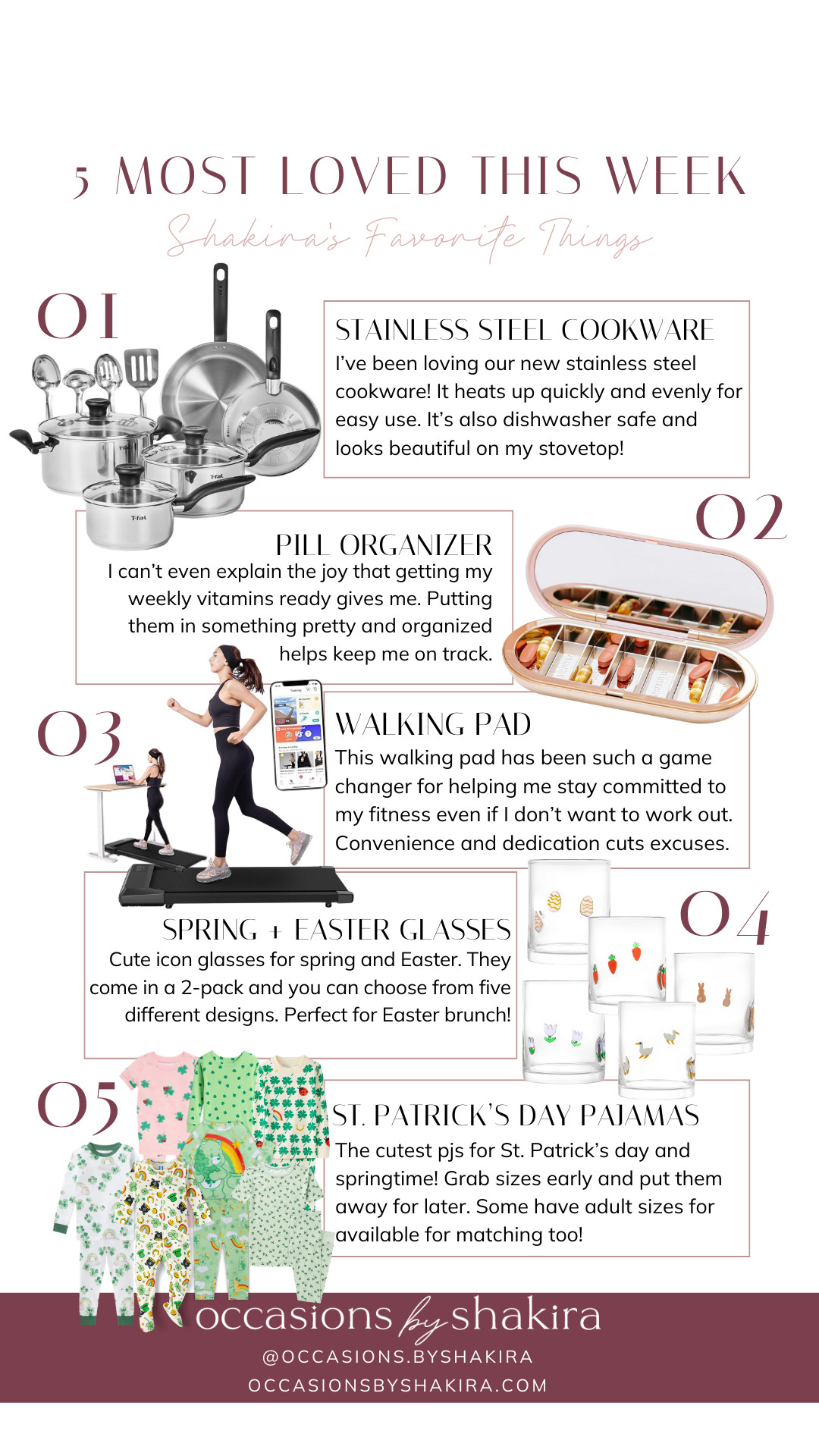 Your 5 Most Loved items from Instagram this week. 

 

#LTKfitnessgoals #LTKHome #LTKKids