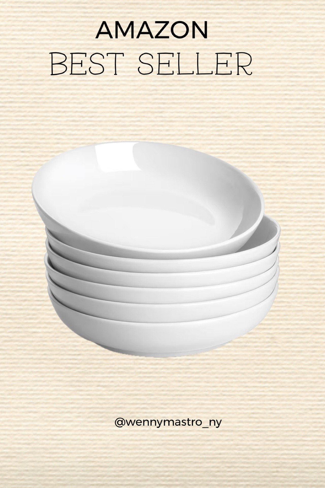 Pasta, Soup & Salad bowl 30 Oz set of 6

#LTKHome