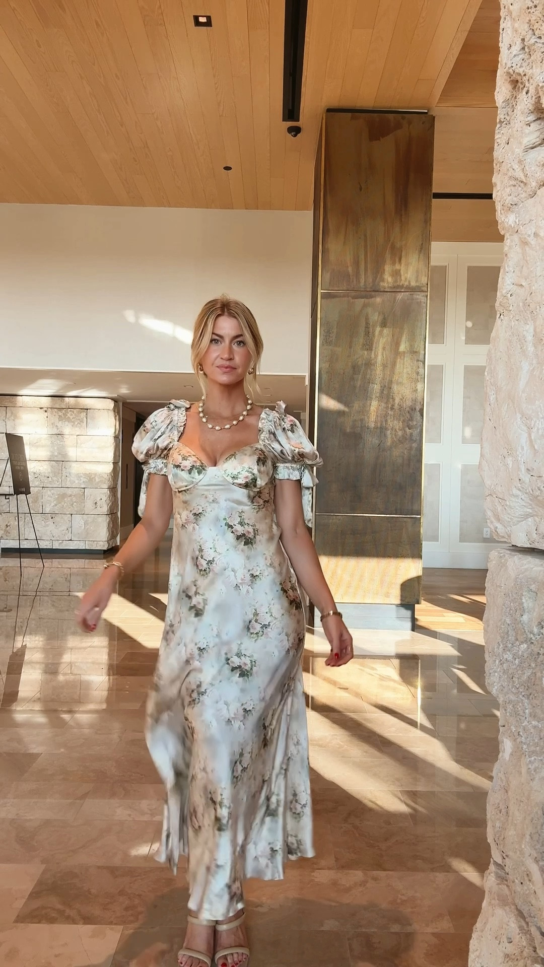 Silk floral dress for last nights Parisian chic party  

#LTKBeauty #LTKCon #LTKParties