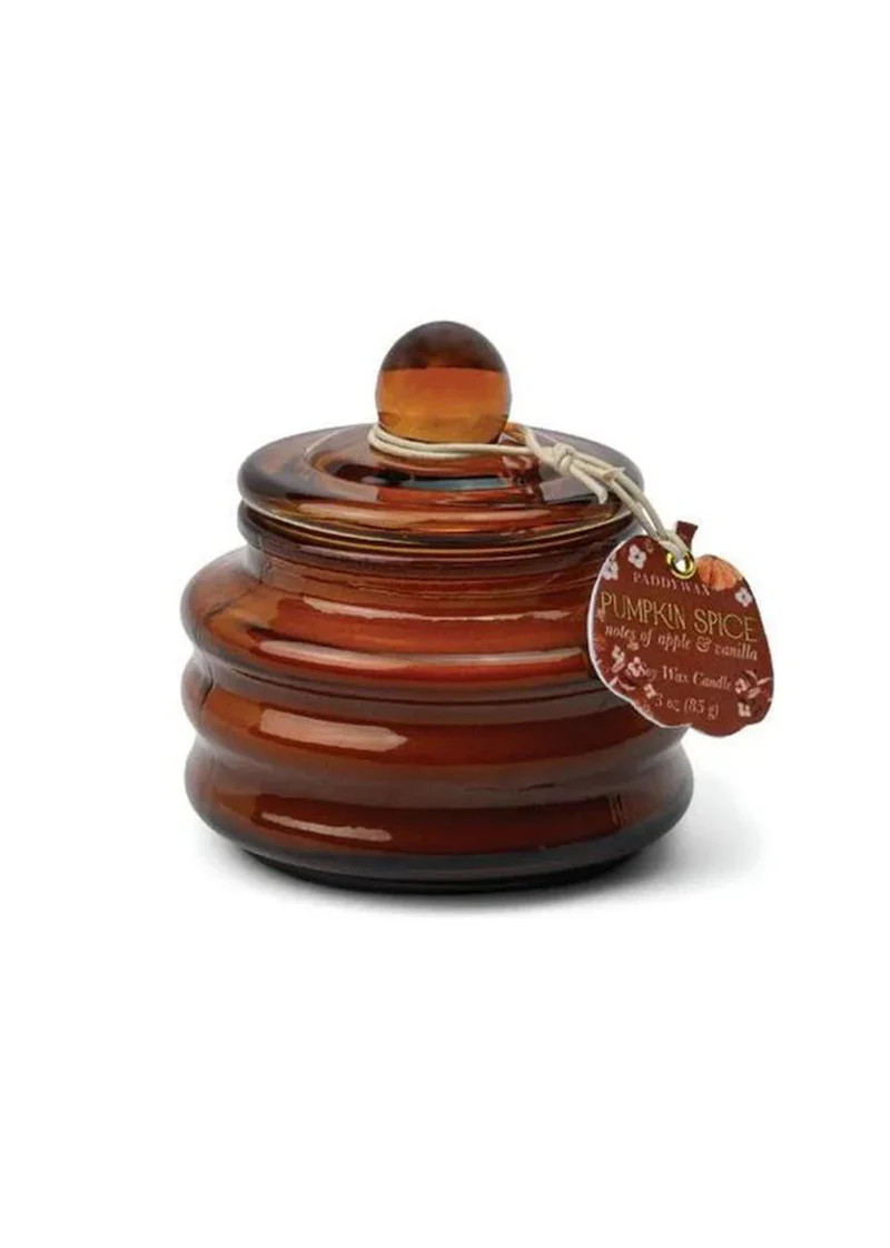 Beam Orange Glass Candle - Pumpkin Spice 3oz. | Alice & Wonder