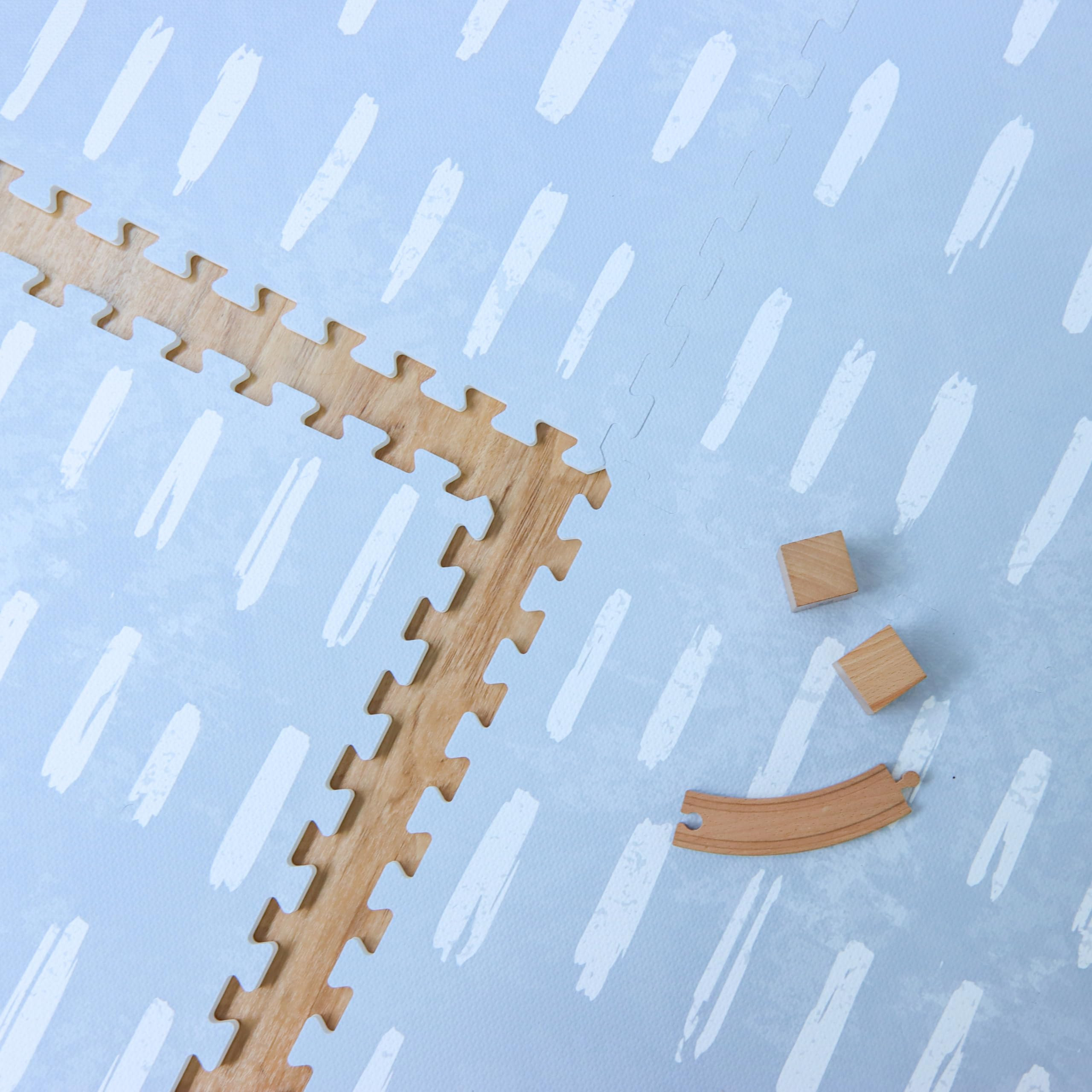 Baby Play Mats for Floor - Shoreline (6x6ft) - Premium EVA Foam Play Mat for Babies & Toddlers - Perfect for Tummy Time, Crawling, Playroom - Stylish & Comfortable Kids Play Mat | Amazon (US)